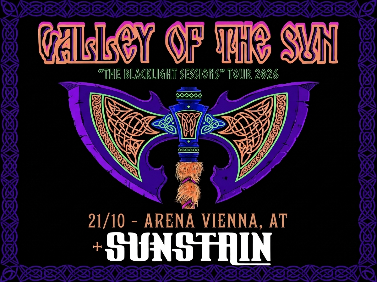 Sunstain supporting Valley Of The Sun at ARENA Vienna